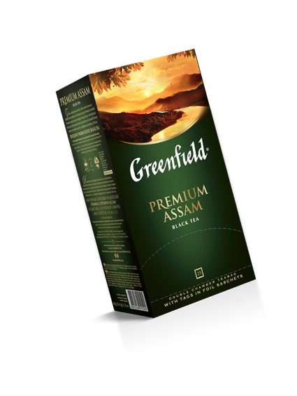 Greenfield must tee Premium Assam 2g*25