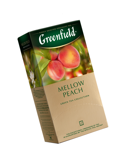 Greenfield roheline tee Mellow Peach 1,8g*25