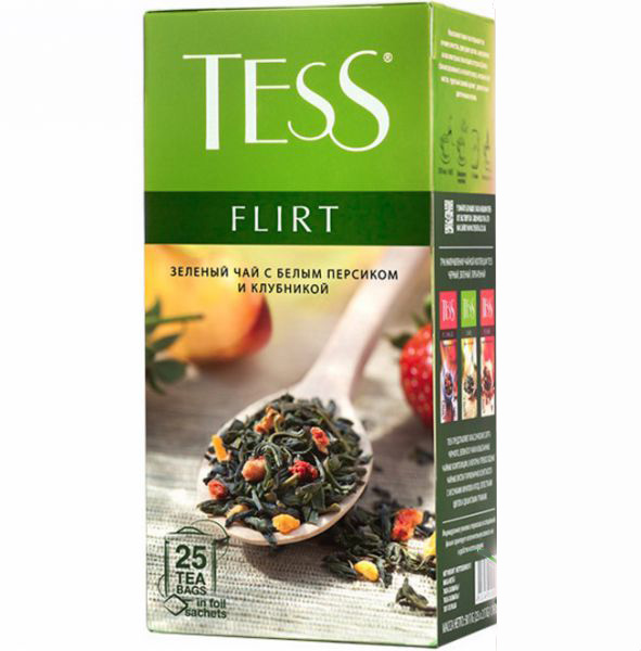 TESS roheline tee “Flirt” 1,5g*25